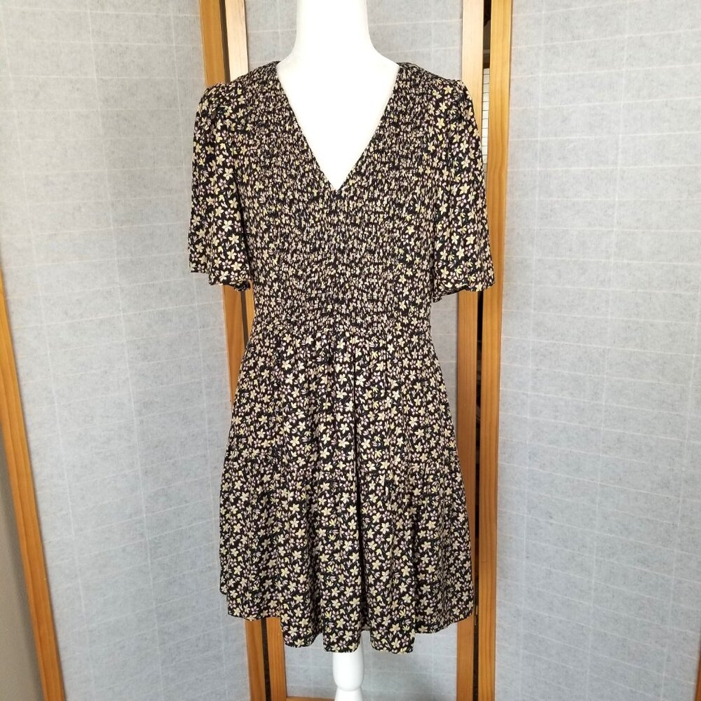 Rebecca Taylor Silk Floral Dress with Pockets Size 10